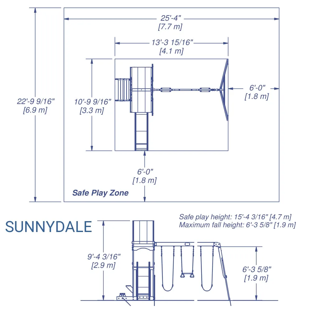 BYD Sunnydale Play Tower (Incl. Swings)