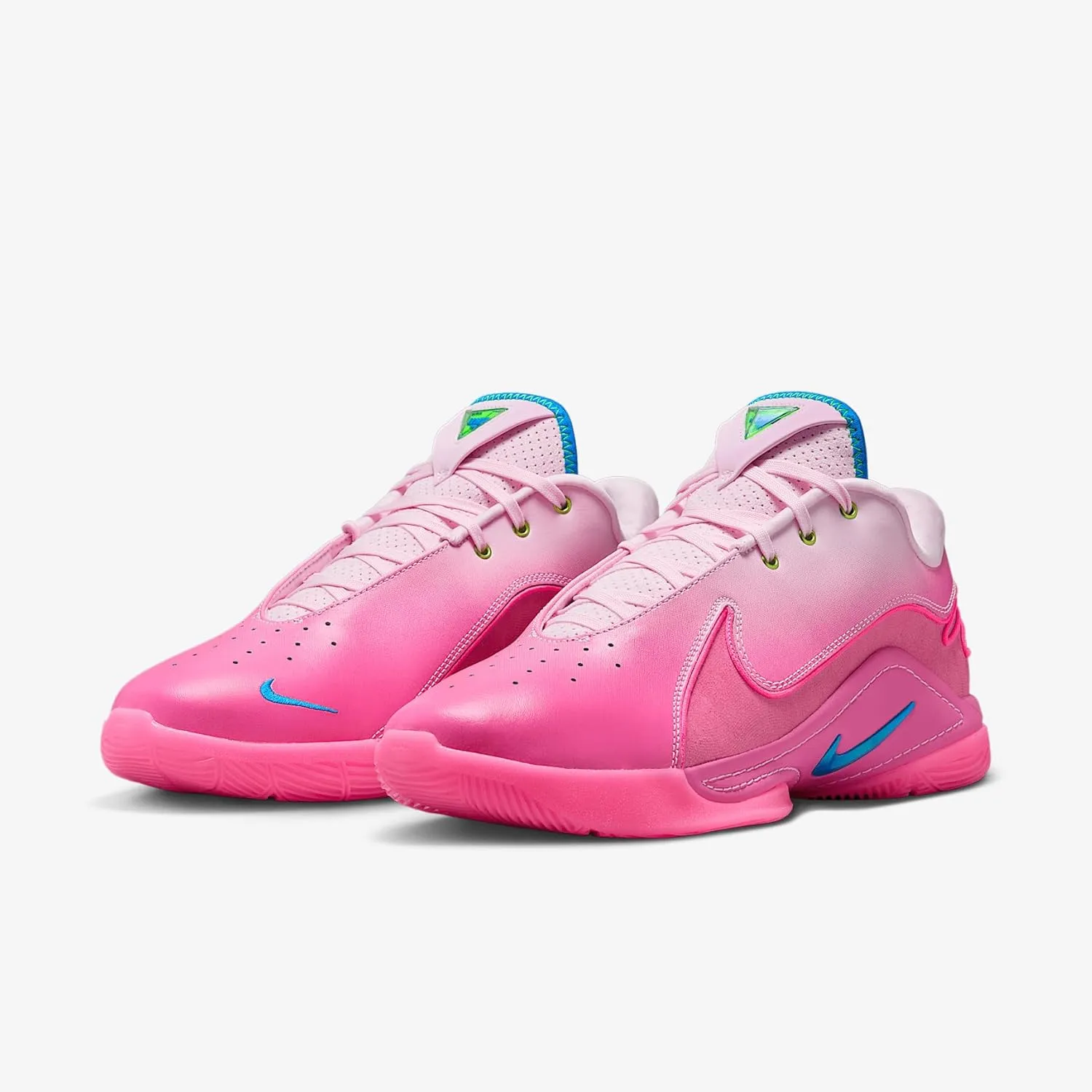 Lebron XXII Crown Jewel Basketball Shoes (FZ1094-101, White/Medium Ash/Hot Lava/Volt Glow)