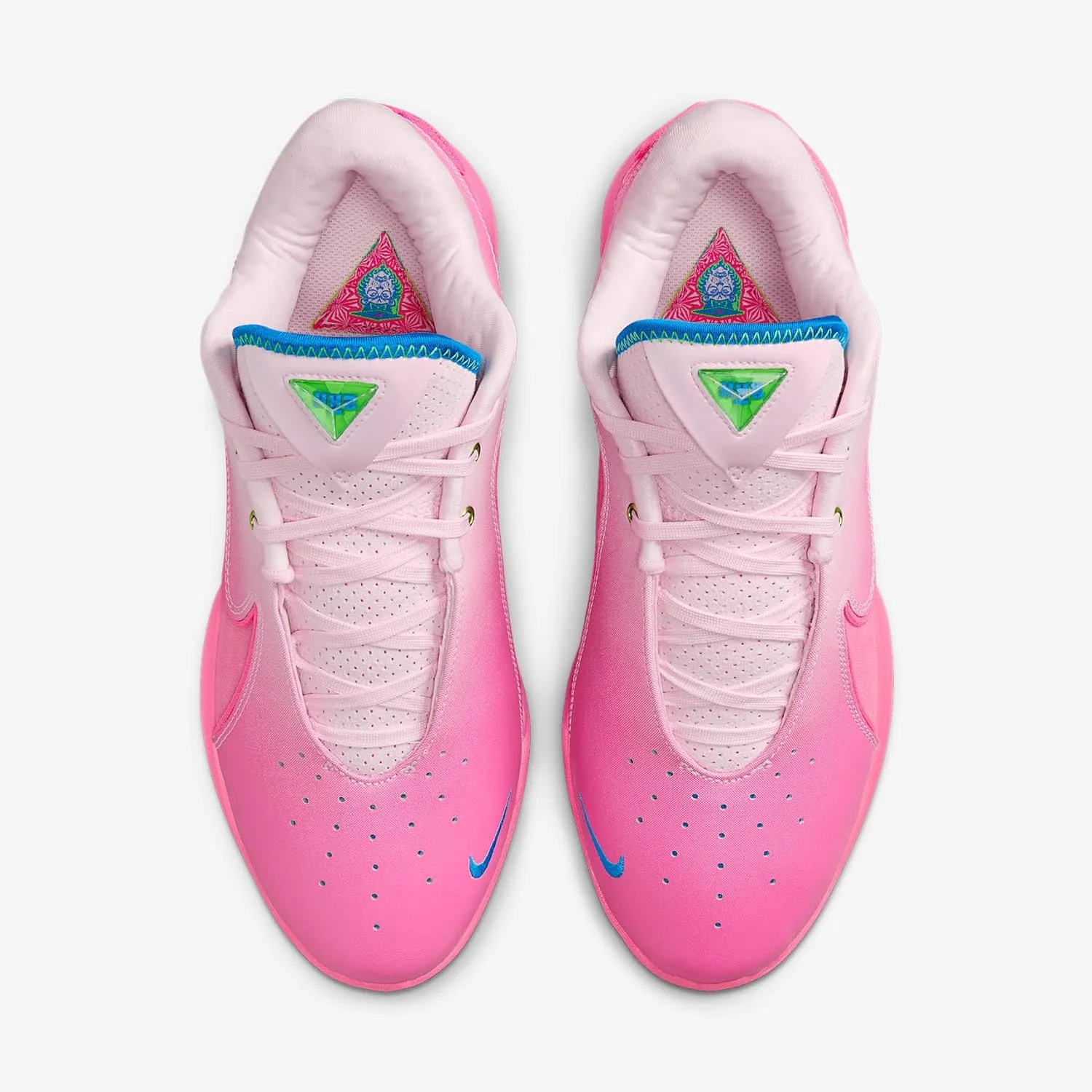 Lebron XXII Crown Jewel Basketball Shoes (FZ1094-101, White/Medium Ash/Hot Lava/Volt Glow)