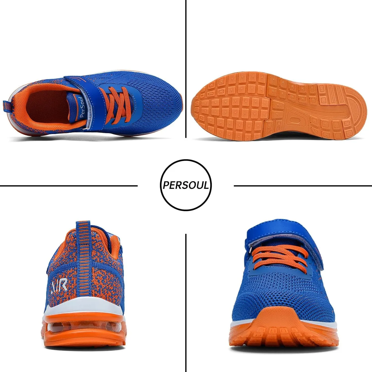 PERSOUL Kids Shoes for Boys Girls Children Tennis Sports Athletic School Running Sneakers